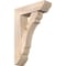 Ekena Millwork Olympic Slat Smooth Bracket w/ Offset Brace, Douglas Fir, 7 1/2"W x 26"D x 38"H BKT0806X26X38OLY06SDF - alternate 1